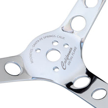Load image into Gallery viewer, MOONEYES ORIGINAL CALIFORNIA METAL FLAKE STEERING WHEEL, FINGER GRIP
