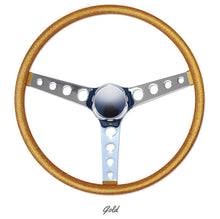 Load image into Gallery viewer, MOONEYES ORIGINAL CALIFORNIA METAL FLAKE STEERING WHEEL, FINGER GRIP
