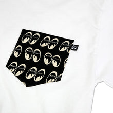 Load image into Gallery viewer, MOON EQUIPPED T-SHIRT WITH FABRIC MOON LOGO POCKET
