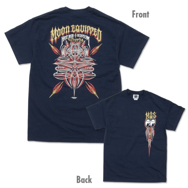 MOON EQUIPPED HOT ROD AND KUSTOM SUPPLY T-SHIRT
