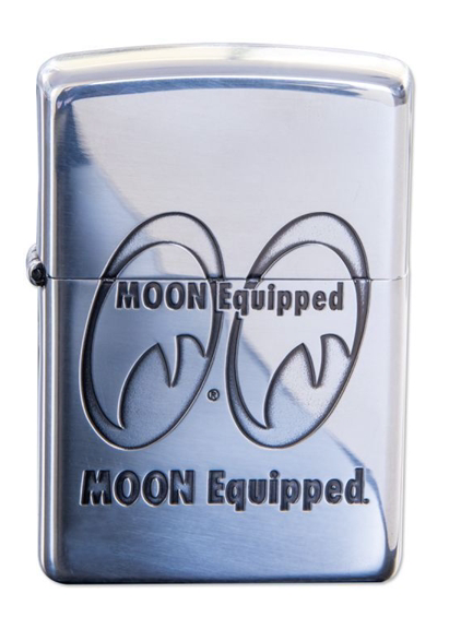 MOON EQUIPPED ZIPPO LIGHTER