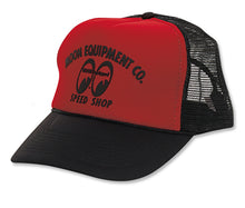Load image into Gallery viewer, MOON EQUIPPED SPEED SHOP MESH CAP RED/BLACK

