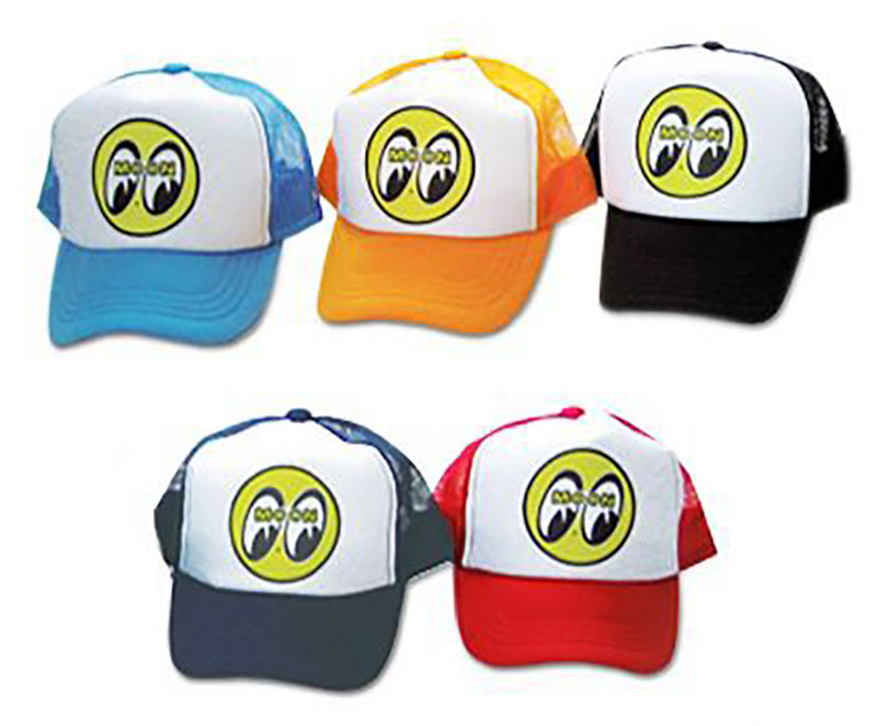 KIDS MOONEYES BASEBALL CAPS (ASSORTED COLOURS)