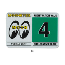 Load image into Gallery viewer, MOONEYES REGISTRATION STICKER

