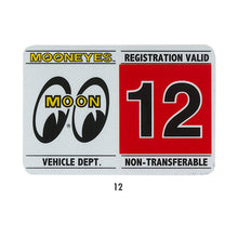 Load image into Gallery viewer, MOONEYES REGISTRATION STICKER

