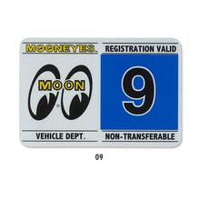 Load image into Gallery viewer, MOONEYES REGISTRATION STICKER
