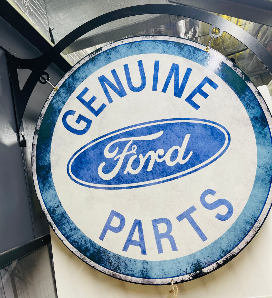 Tin Sign Ford with Hanger