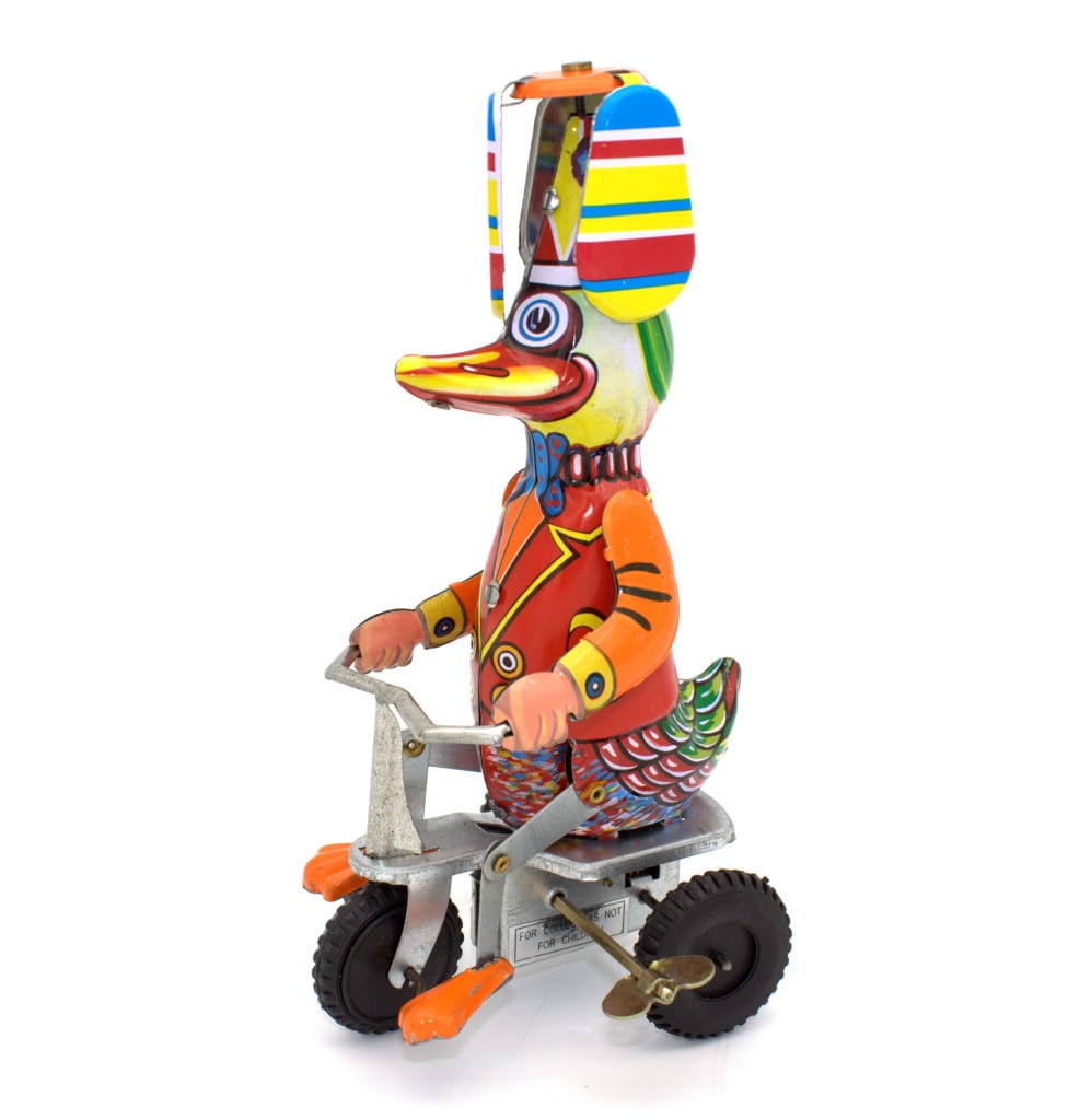 Tin Toy - Wind Up Duck on Trike