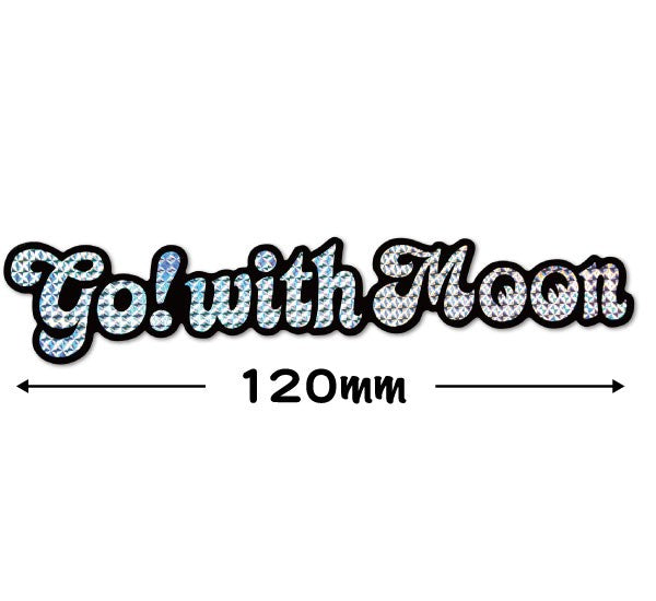 GO WITH MOON PRISMOON STICKER SMALL