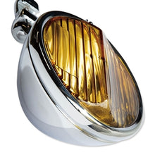 Load image into Gallery viewer, CATS EYE FOG LAMP AMBER WITH CHROME BRACKET
