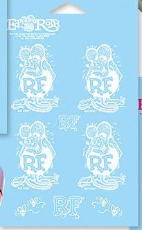RAT FINK 4 FINKS DECAL