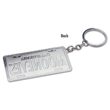 Load image into Gallery viewer, MOON CA LEGACY LIC PLATE METAL KEYRING
