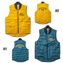 Load image into Gallery viewer, MOON CUSTOM CYCLE SHOP QUILTING VEST
