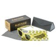 Load image into Gallery viewer, BLACK FLYS X MOONEYES SUNGLASSES CLEAR HONEY
