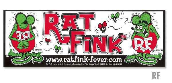 RAT FINK BUMPER DECAL